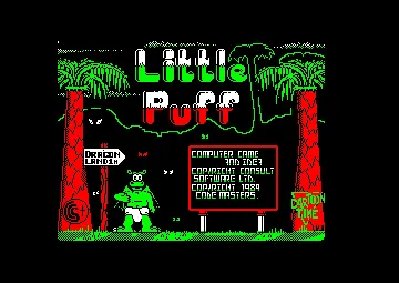 Little Puff In Dragonland (UK) (1989) screen shot title